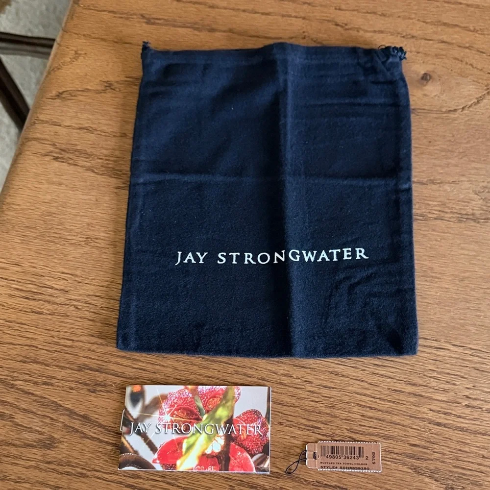Jay Strongwater- NEW in box with original packing. Ruffled mirrored tray.
